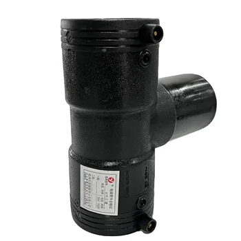JY hdpe Electro fusion Fittings 3 Way high pressure Tee hdpe pipe Connector hot sale