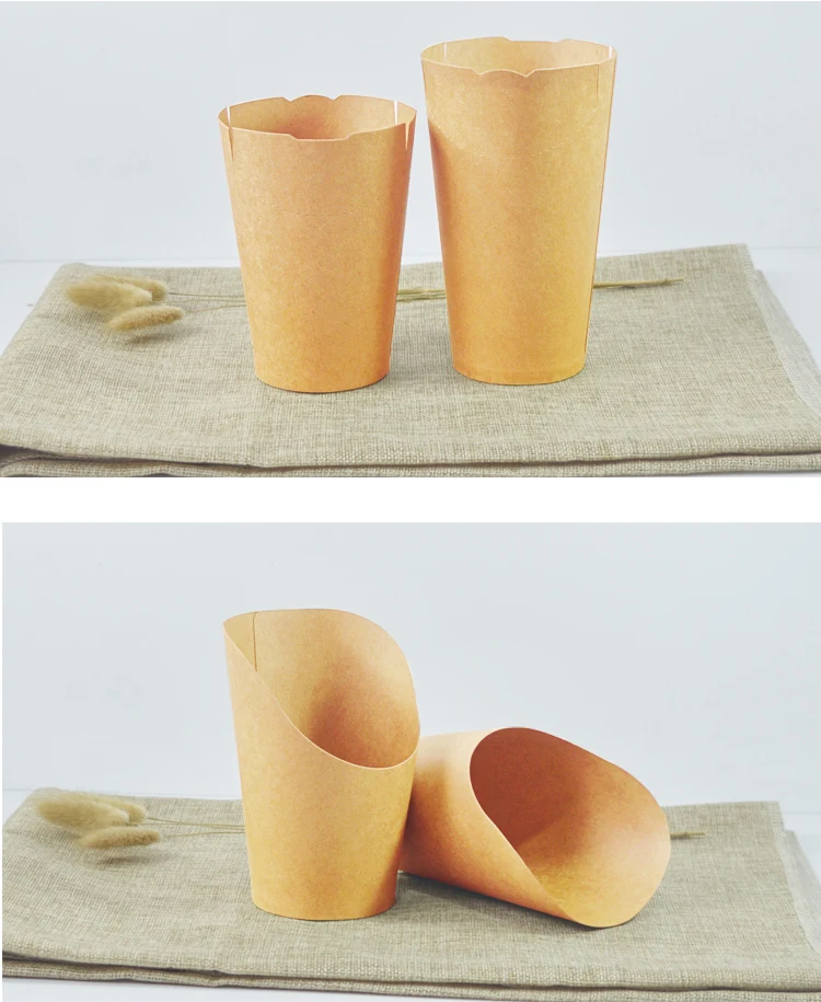 Manufacturer French Fry Cups Holder Disposable Bubble Waffle Paper Cup ...