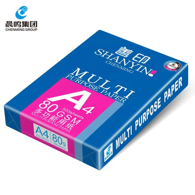 Китайский производитель копировальной бумаги 100% древесная целлюлоза A4 копировальная бумага 70 г/м2 80 г/м2 копировальная бумага