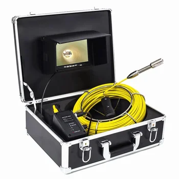 7 inch HD full-view LCD monitor waterproof camera cable CCTV sewer inspection camera system for pipeline inspection