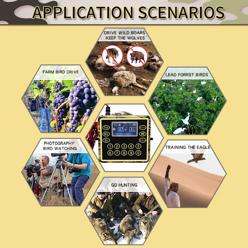 Высококачественная Заводская оптовая продажа 80 Вт динамик для птиц производитель звука охоты