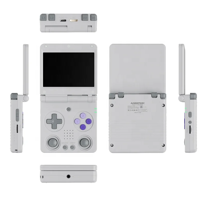 Anbernic RG 34XXSP レトロゲーム機 64bit Linuxシステム 5000ゲーム内蔵