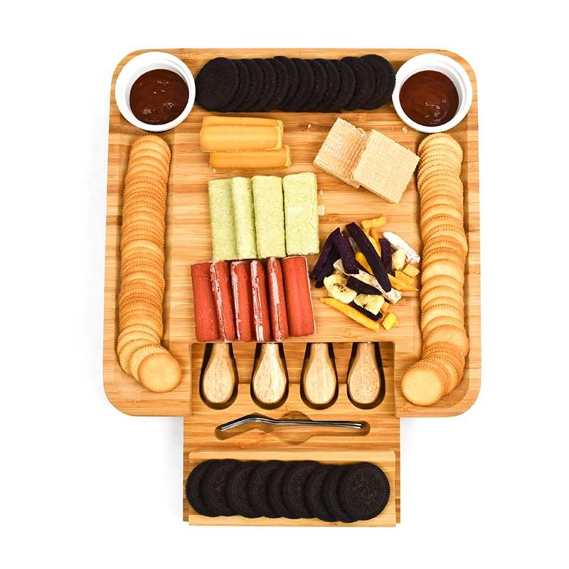 WDF Wholesale custom cheese board cheese board set cheese board and knife set for kitchen supplier