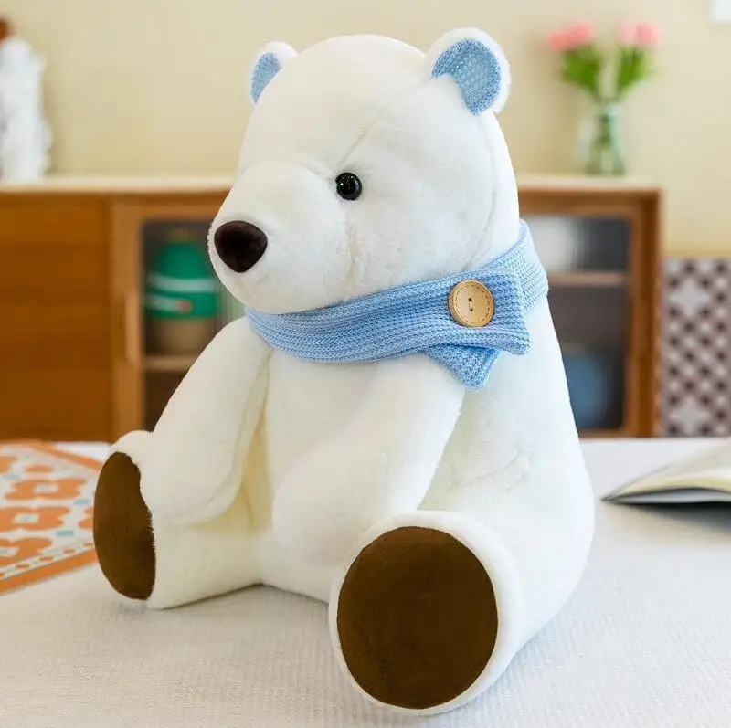 20cm PP Cotton Polar Bear - Custom Logo Crane Machine Toy