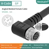 M8-A-6 female angle shield