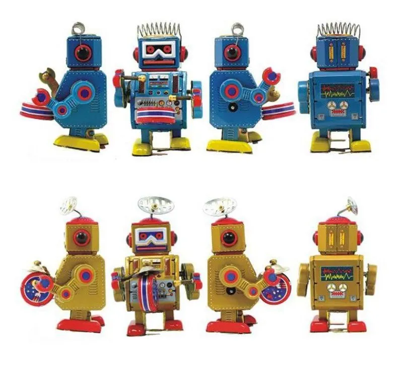 ヴィンテージブリキおもちゃコレクション用電動ロボットおもちゃブリキ