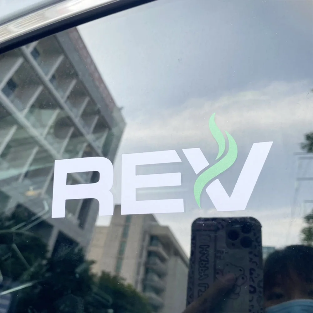 Uv Resistant Vehicle Bumper Vinyl Transfer Car Window Sticker Die Cut