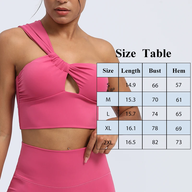 Explosive Models Hollow Out Single Strap Nude Feeling Quickly Dry Sports Underwear for Women Running Fitness Yoga Bra