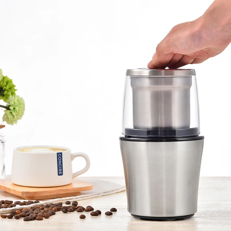 Nuts Mini Electric Coffee Grinder Mill 70g Coffee Bean For Homeuse