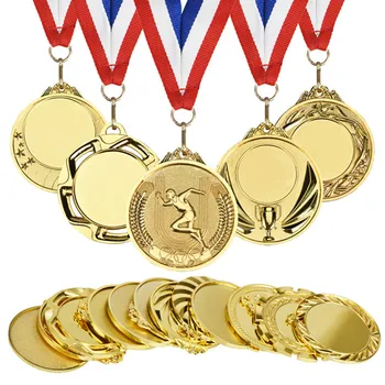 Amazon Hot Sale Blank Award Run Race Metal Gold Silver Bronze Medals Custom Medal