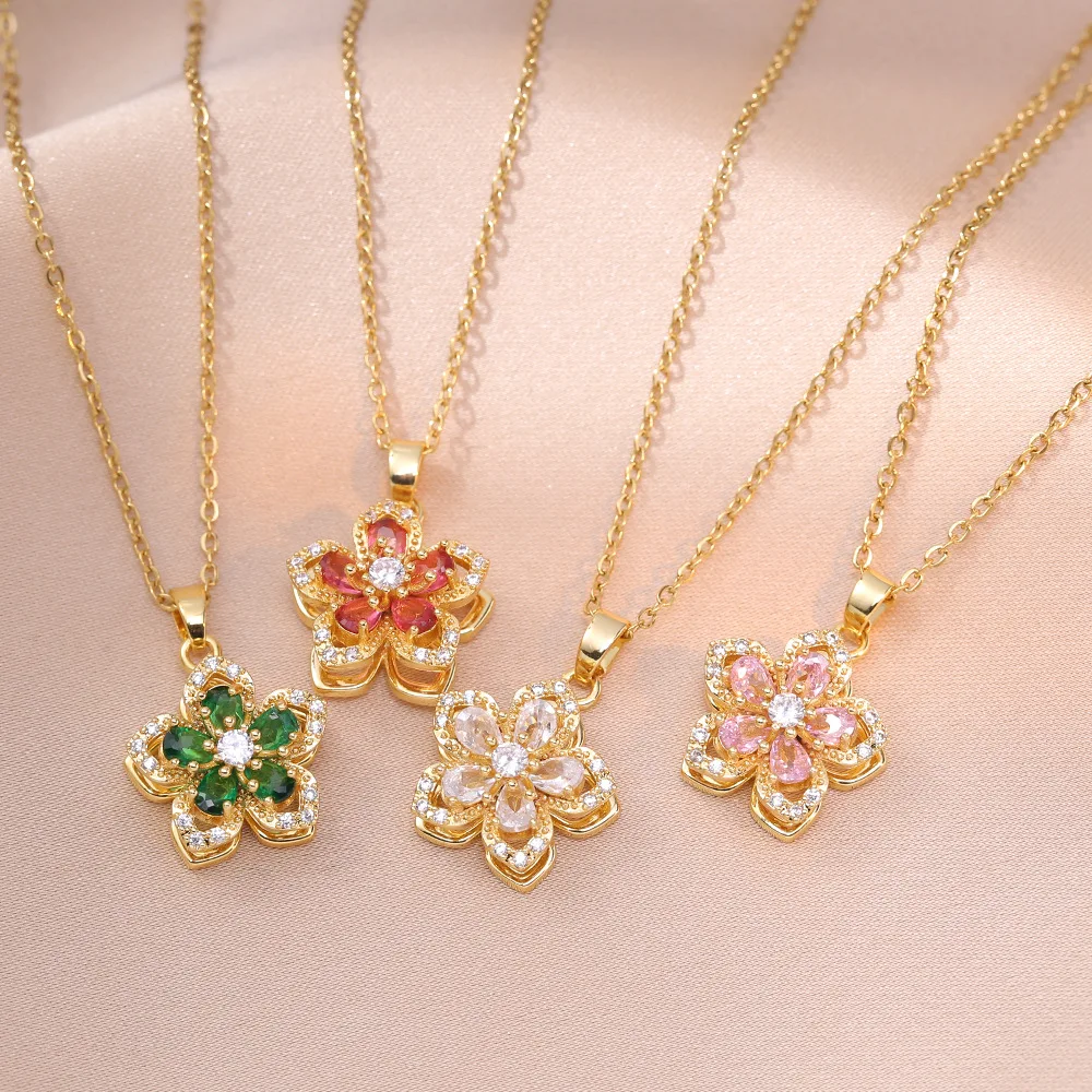 Collana Madonna Miracolosa argento 925 oro con zirconi | Myriam