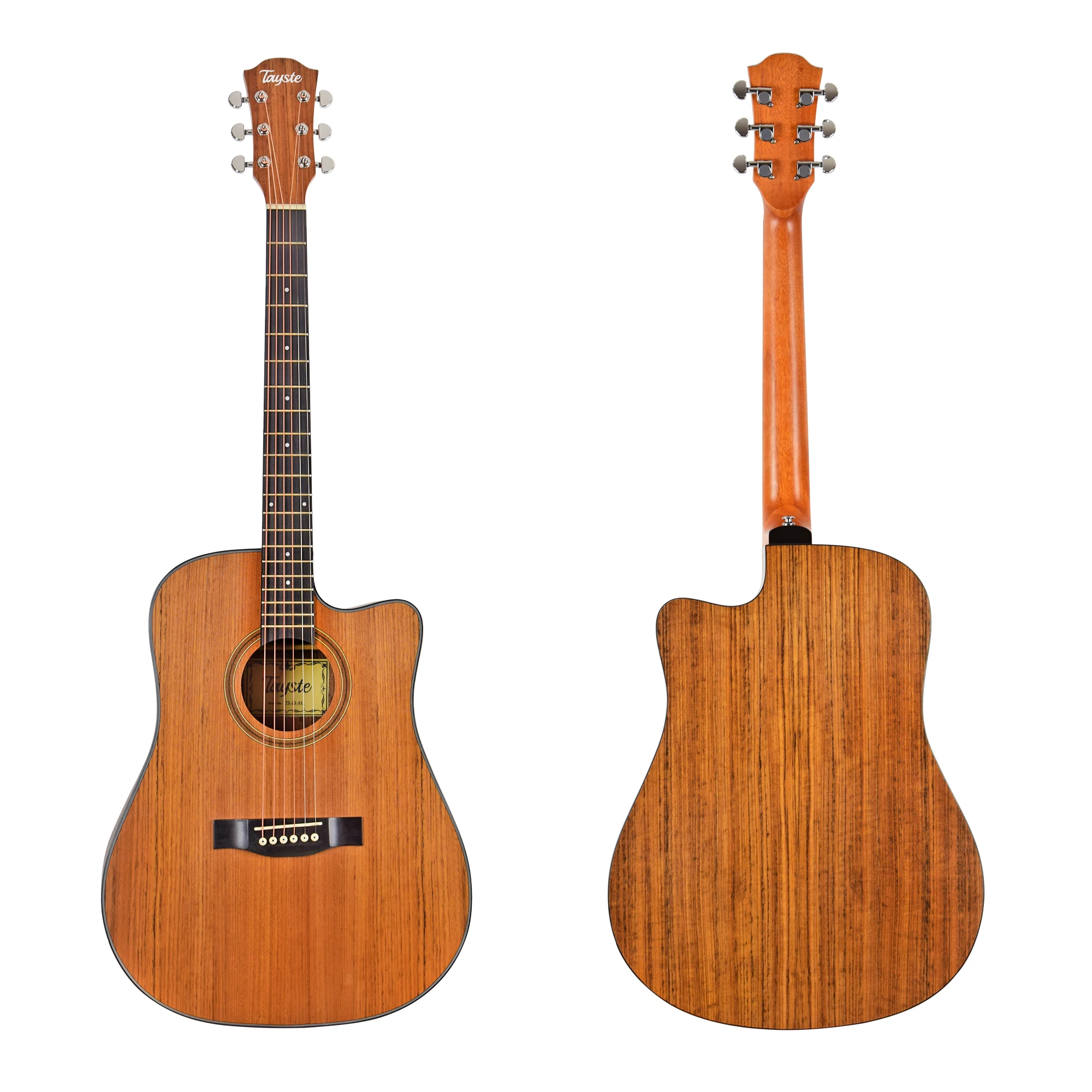 アコギ tayste Tayste 41 Inch Wooden Acoustic Guitar with Die Cast Keys