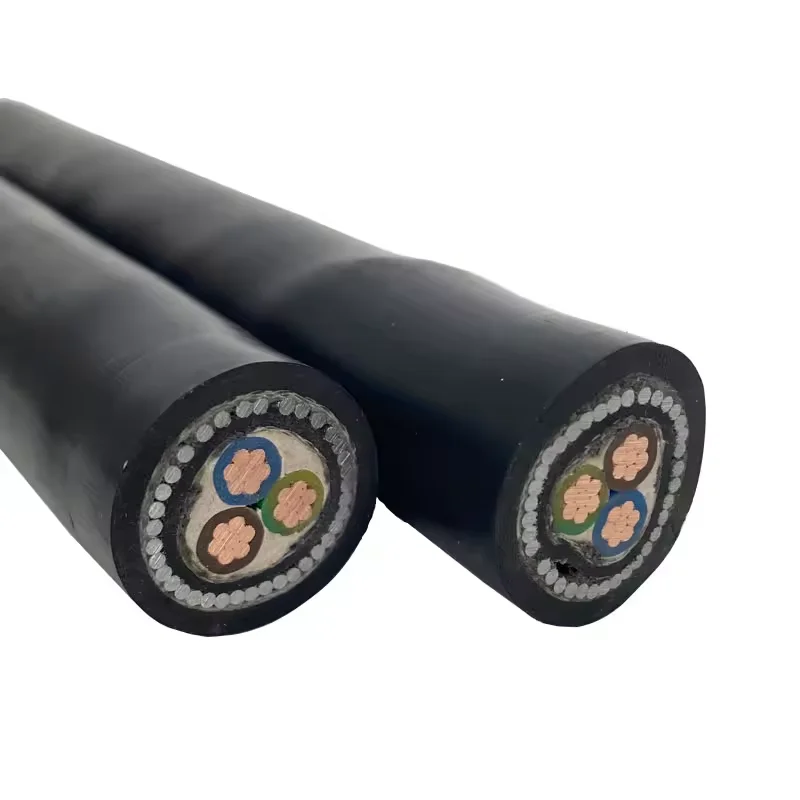 Câble électrique en cuivre NYY Multi Core isolé souterrain basse tension 3x120 + 70 3x150 + 70 3x185 + 95 3x240 + 120 YVV-U YVV-R - NYY