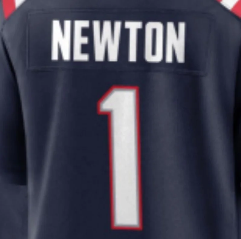 cam newton stitched jersey