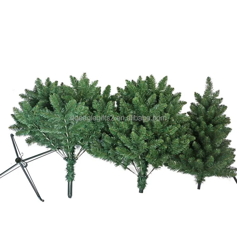 EAGLEGIFTS Metal Tree Stands PVC&PE 7ft Christmas Tree Luxury Spare Parts Self-assembly Real Touch Christmas Tree