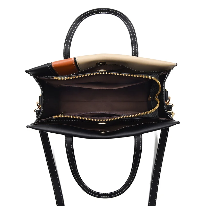 2023 New Simple Style Women's Bag,Colorblocking Square Handbag,Fashion
