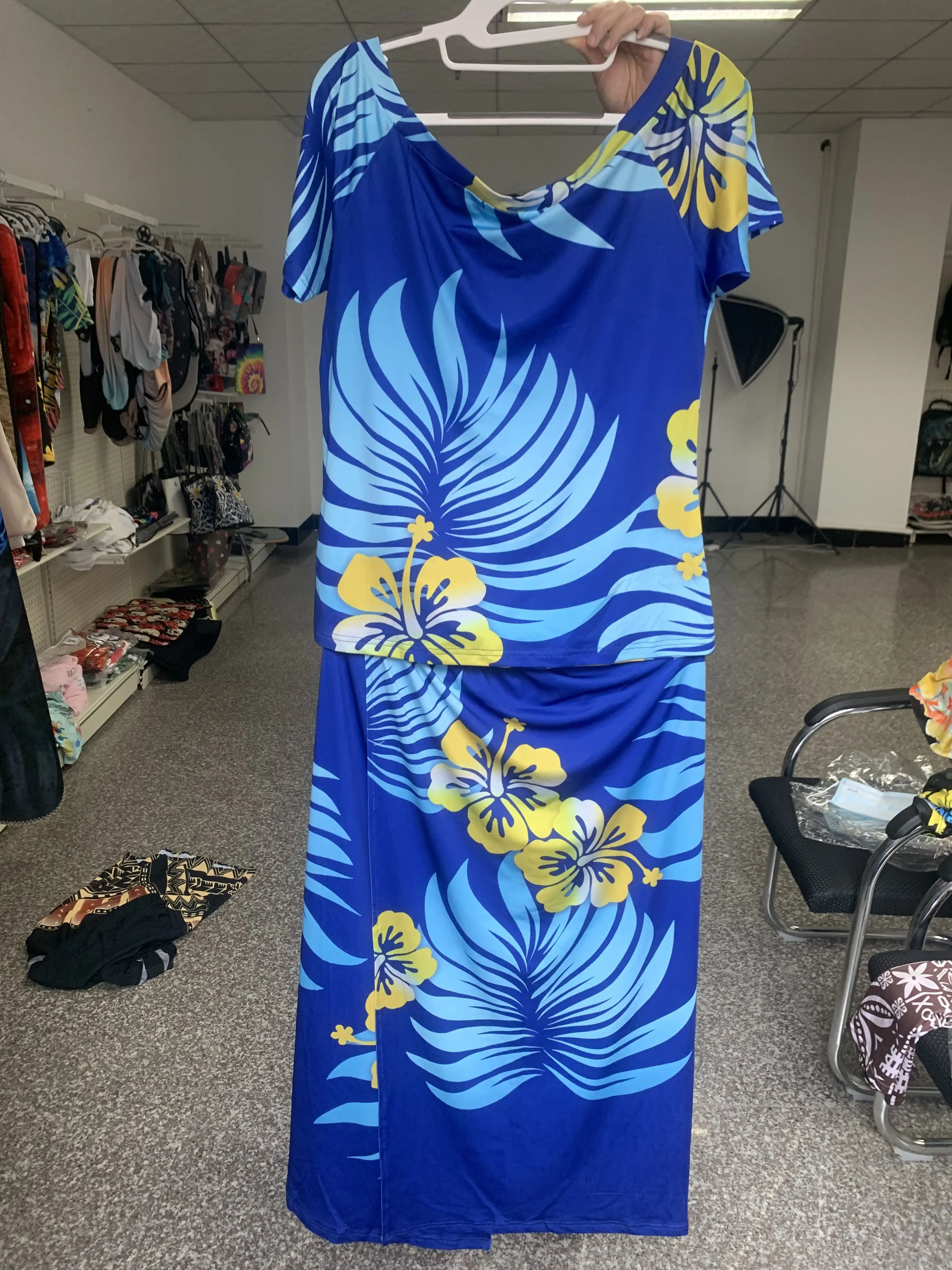 Samoan Puletasi Plus Size Women's Clothing Polynesian Tribal Island