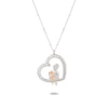 NMSN-A1410-9-silver with rose gold