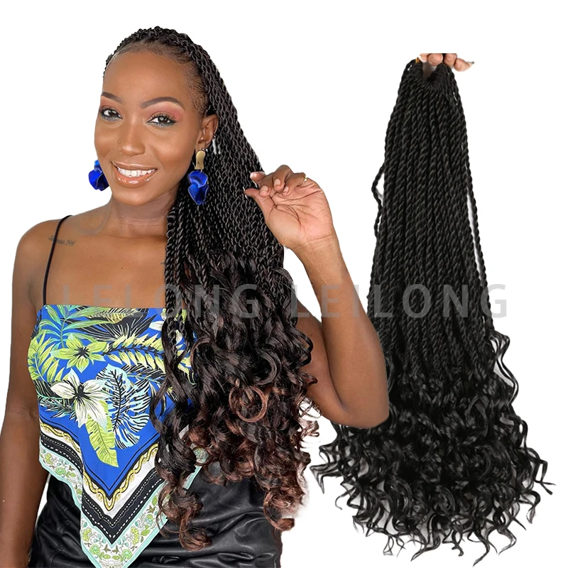 Hot Selling 80g Crochet Braids Hair Extensions Small Box