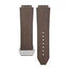 Bande marron foncé sans boucle