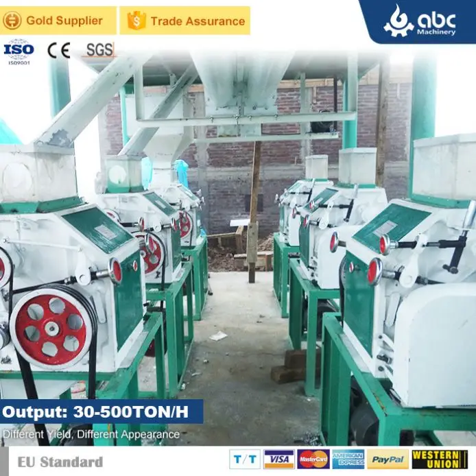 Factory Directly Sale Complete Set of Multifunction Small Wheat Flour Production Mill for Flour Grinding