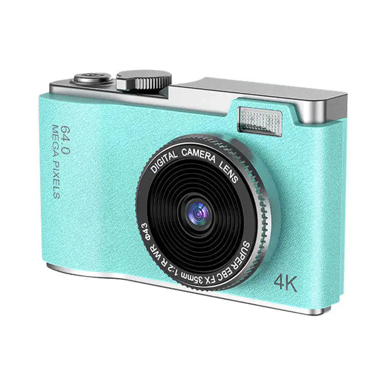 4K HD Digital Camera CCD Retro Fashion Camera with 16X Zoom