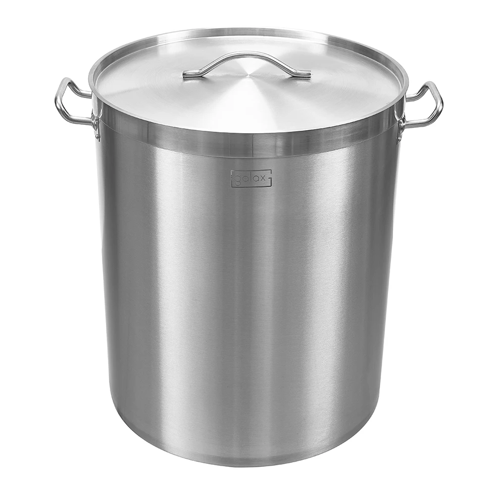 Hotel Restaurant Large Cooking Soup Pot Thickened Stainless Steel Large  Capacity Soup Bucket, 12-169 Liters