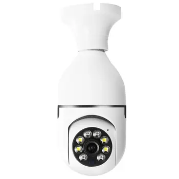 light 1mp bulb camera 360 degree Outdoor Surveillance Ip Wireless PTZ Camara Network Bulb Cctv Wifi Ptz Camera Light Bulb 480p