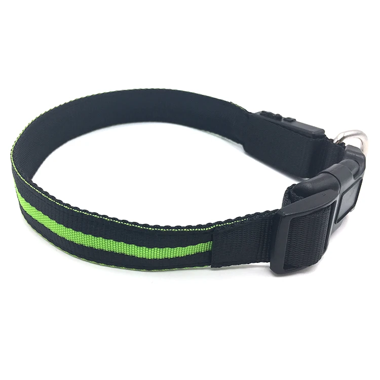 Новое поступление водонепроницаемый мигающий перезаряжаемые загорасветодио дный светодиодный ошейник CE RoHS сертификат