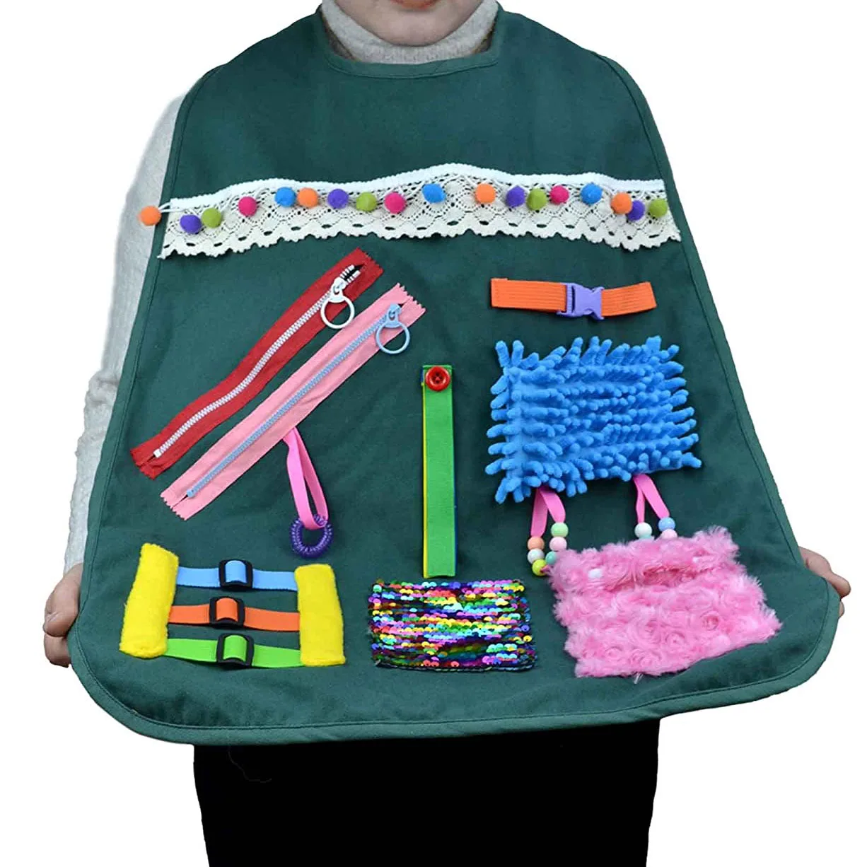 Wholesale Fidget Blanket For Elderly Dementia Activity Apron Anxiety