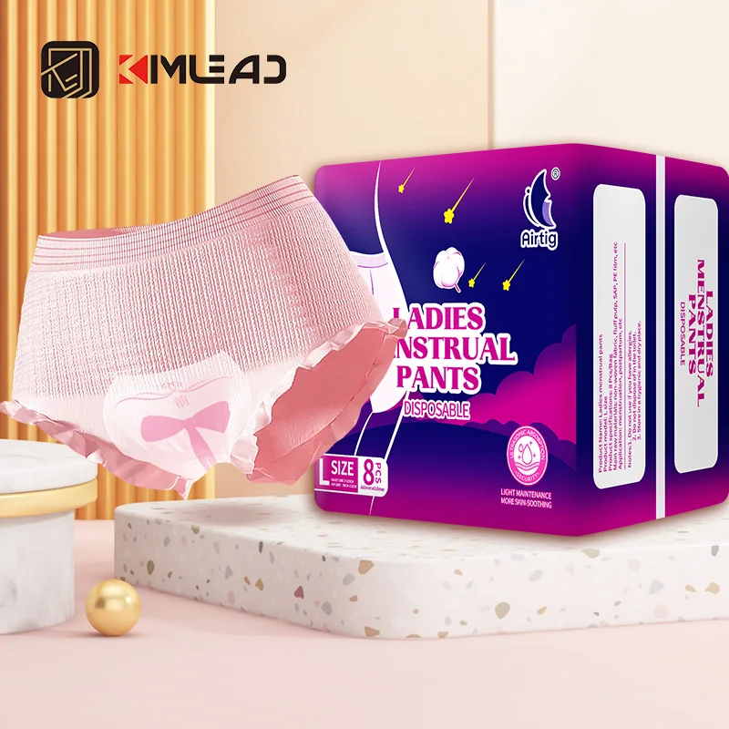 Kimlead filles couches adultes grandes filles en couches 3 couches pour femmes adultes à la mode