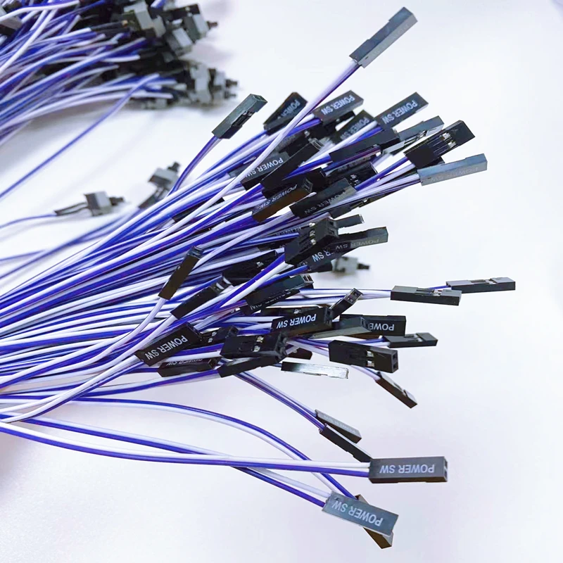 Host switch wire jumper start ATX chassis POWER mainboard restart wire computer accessories