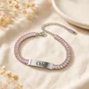 Steel-pink zircon