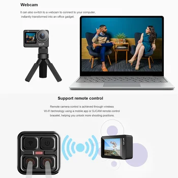 SJCAM (NEW SJ11) Active Screen Real 4K WiFi Action Camera Body Waterproof Live Stream 6-axis Gyro Stabilization Camera detail image