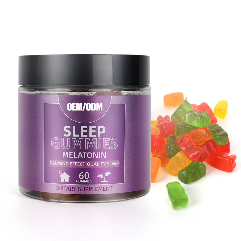 Private Label OEM Melatonin Sleep Gummies Gummy Bears For Sleep Relax