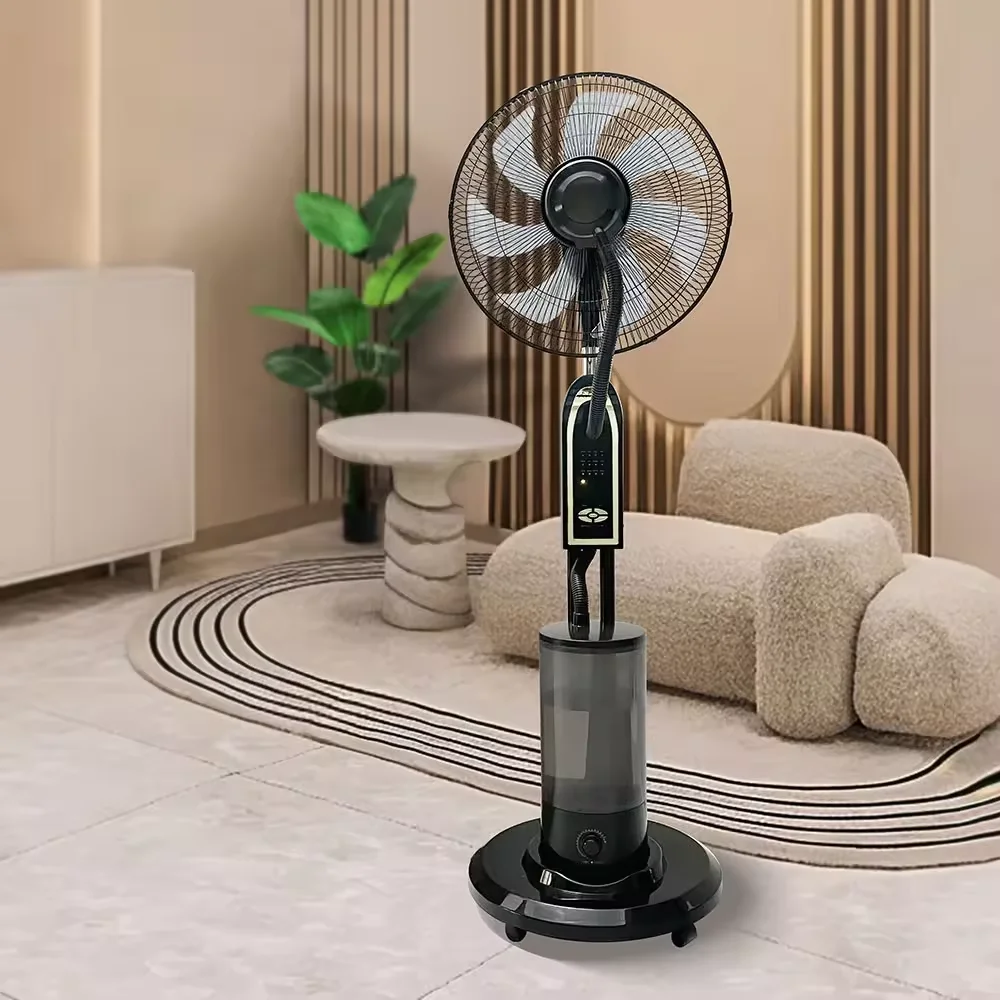 16 Inch New Fashionable House Hold Standing Electric Pedestal Fan Stand  Floor Cooling Fan Household Powerful Electric Fan