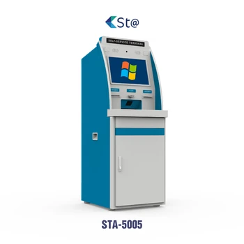 Check In Wall Kiosk Laser Printer Self Service Payment Atm Machine
