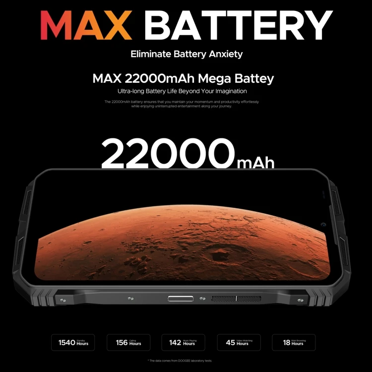 Factory Price DOOGEE Vmax Plus 5G Rugged Phone 16GB 512GB Android 5G Smart Phones