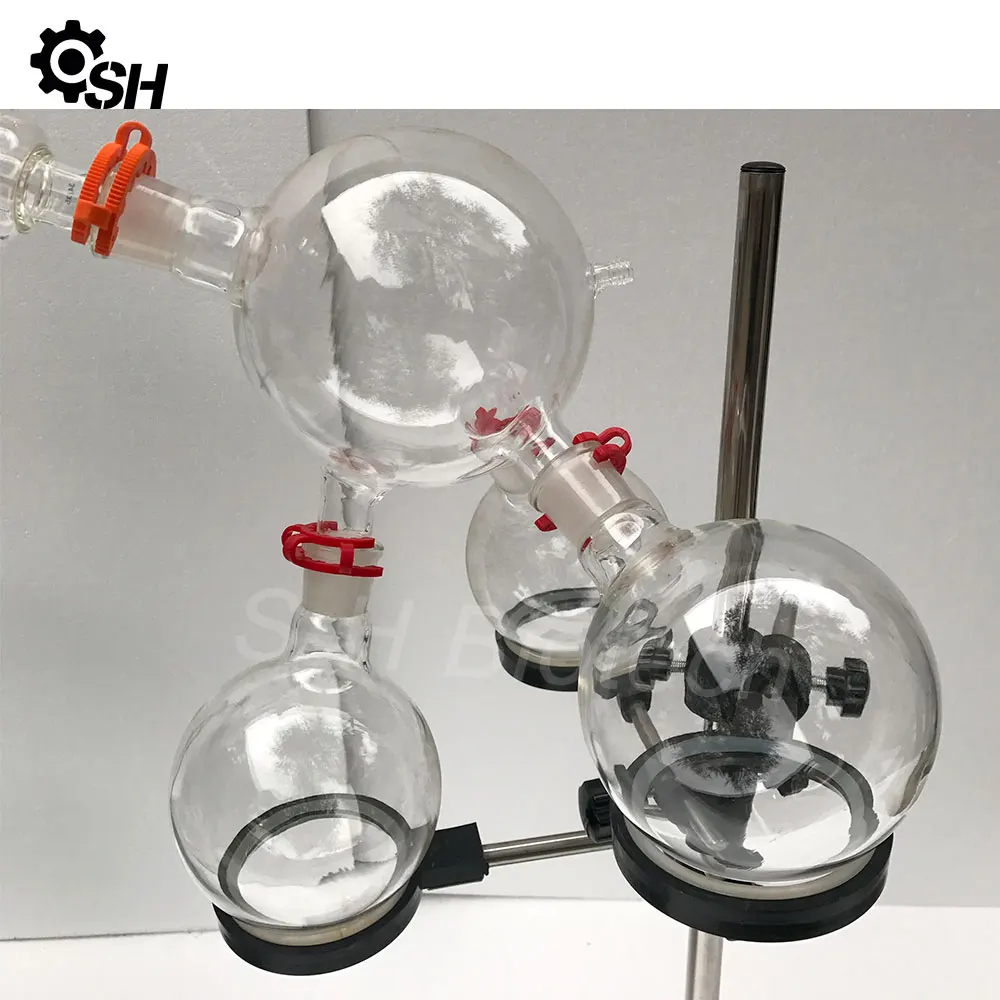 Lab Extractor Distiller 5l Short Path Unit Molecular Essential Oil Distillation Equipment