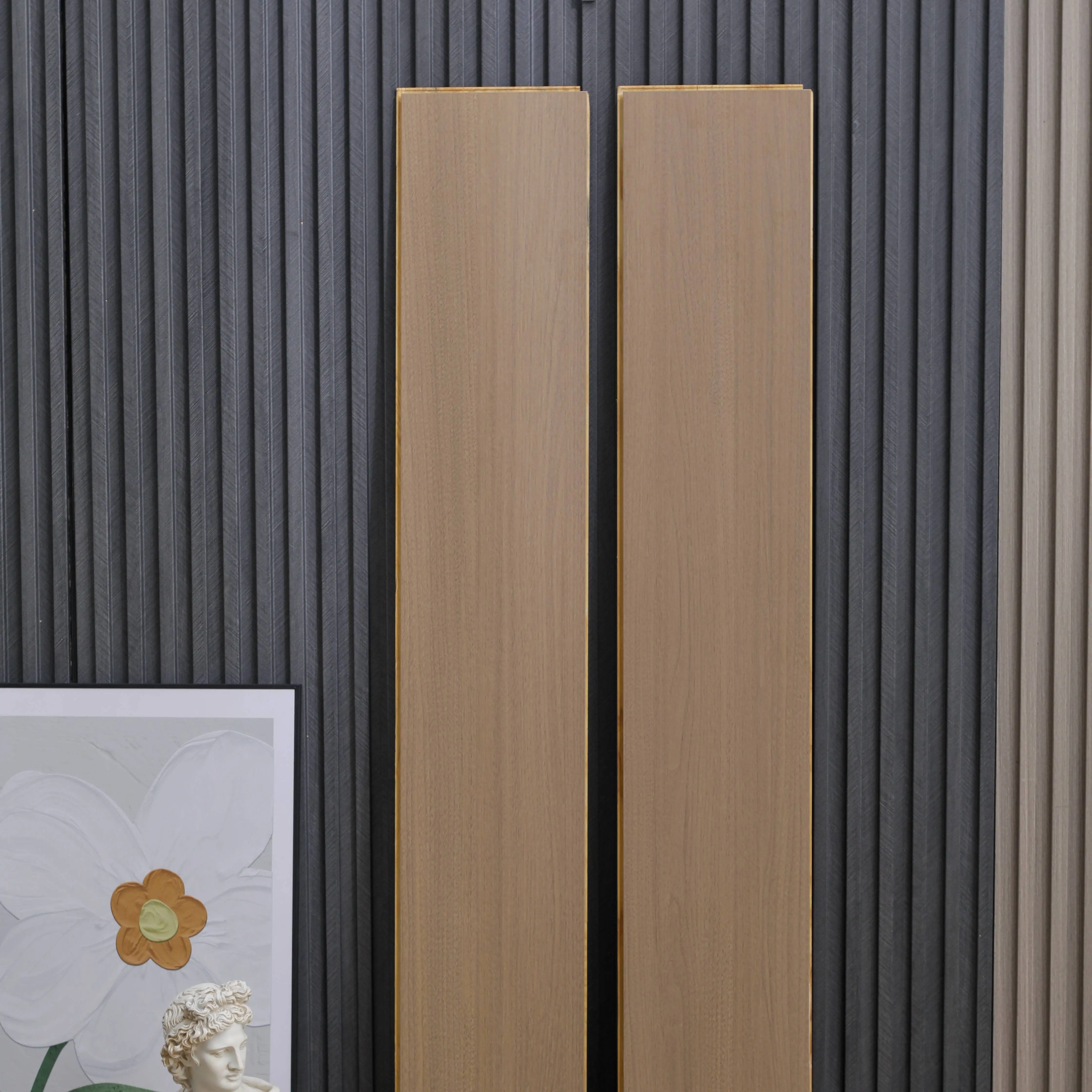 product brown household solid wood composite flooring waterproof wear resistant texture clear environmental protection-5