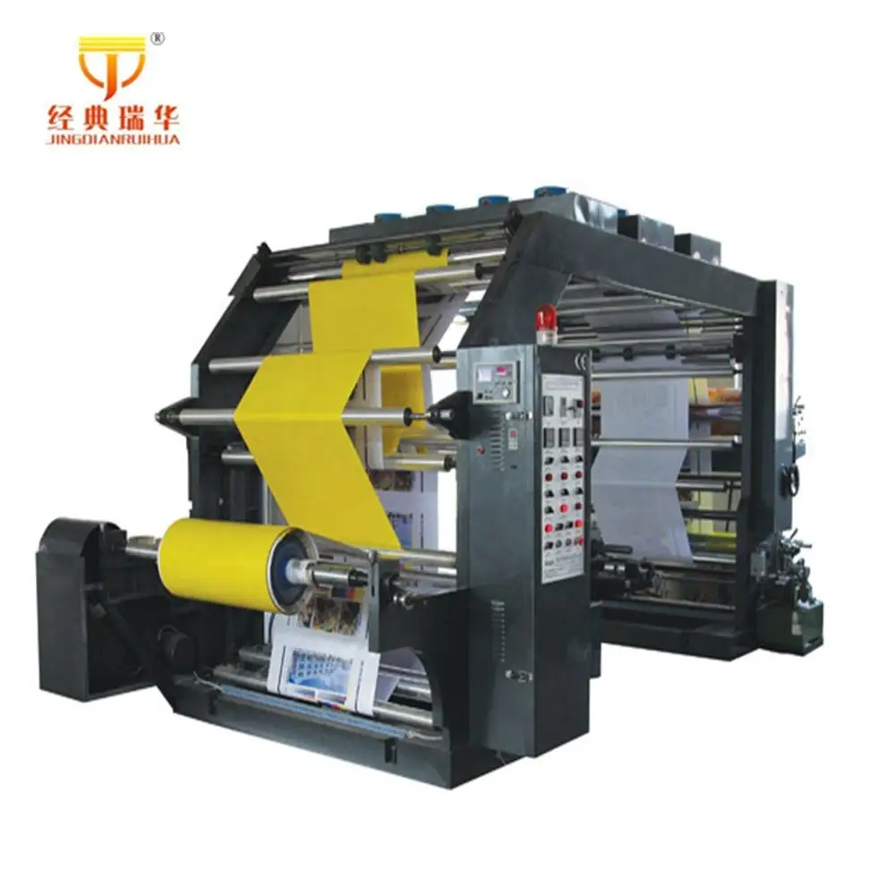 CMYK Full Colour Plastic HDPE Bag Paper Bag Label Plastic Bag Flexographic Printers Machine
