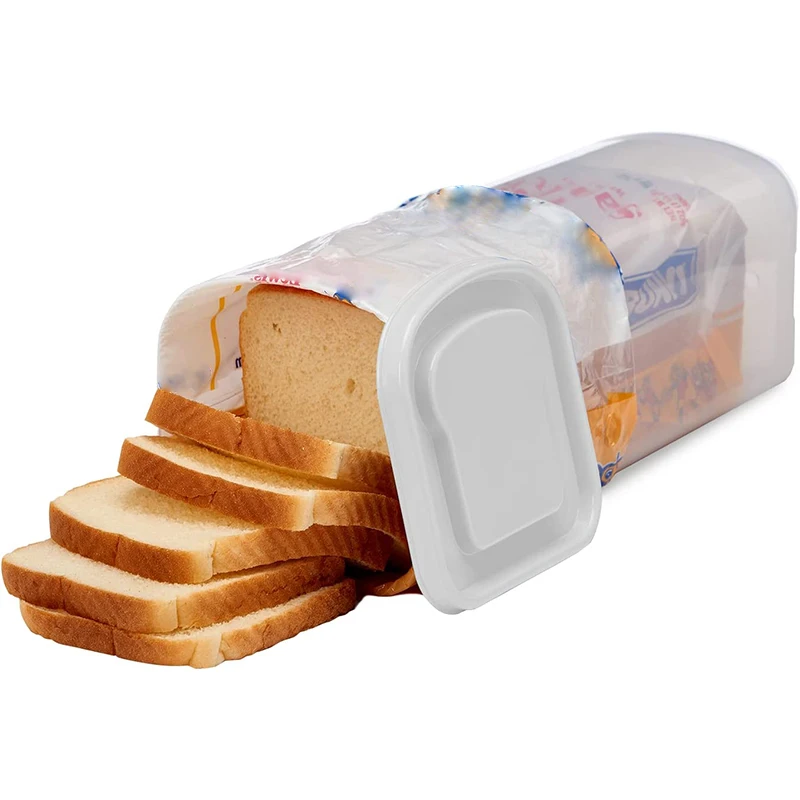 Clear Plastic Modern Large Fresh Sandwich Bread Dispenser Bread Storage