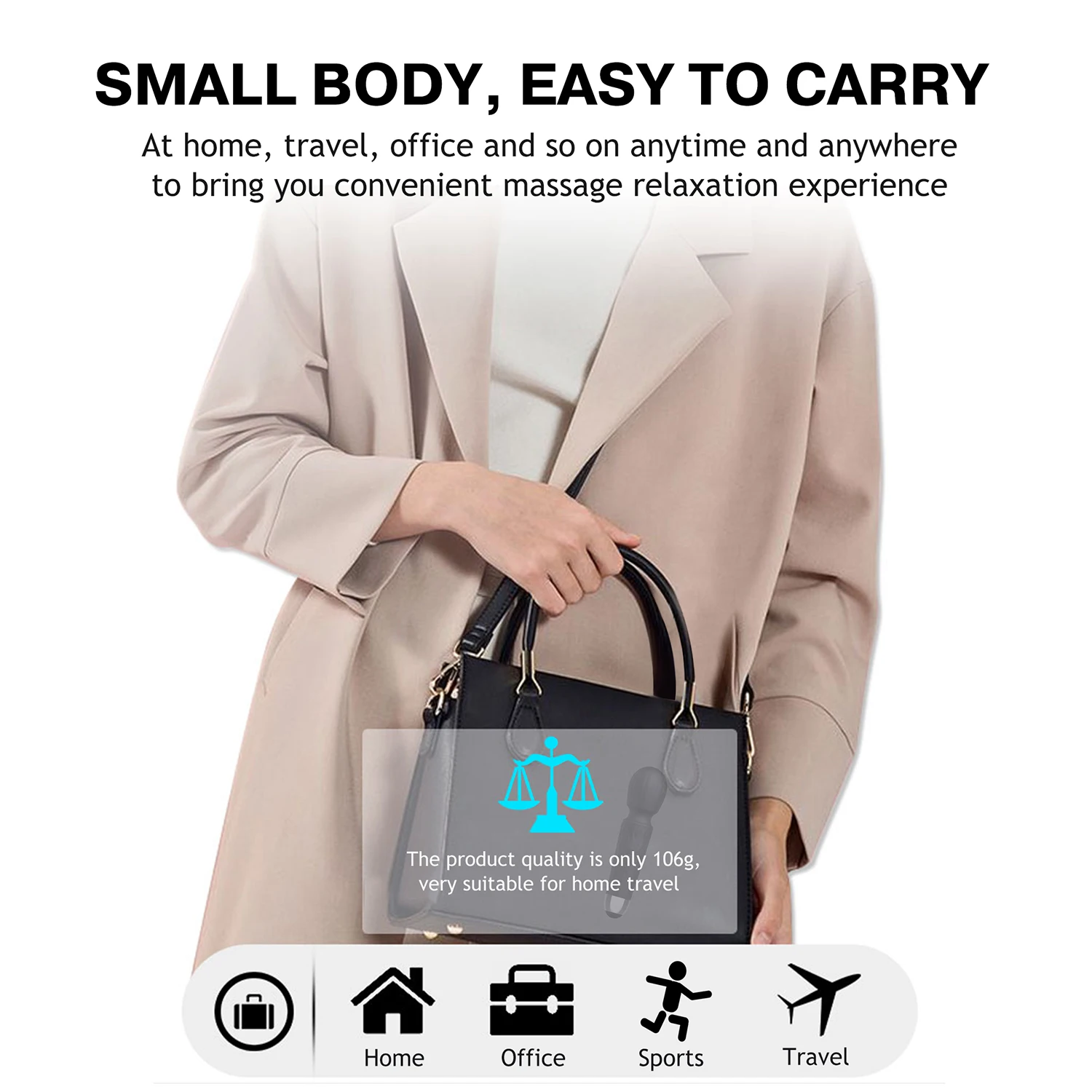 New Waterproof 20 Frequencies Memory Mini Av Stick Vibrator Massage Other Massager Products for Female