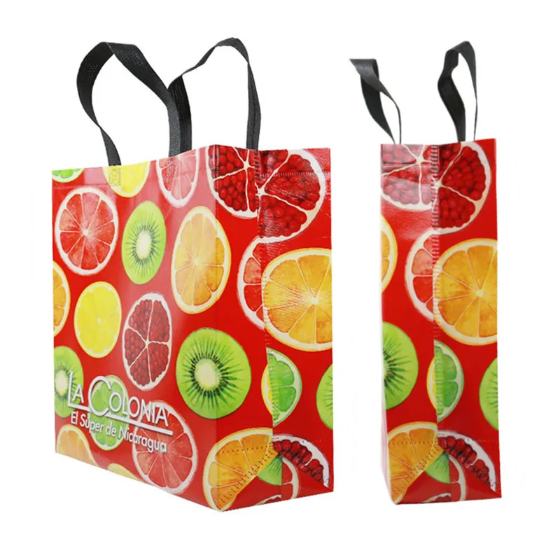 Eco-friendly Biodegradable Promotional Non Woven Bag Silk Screen 