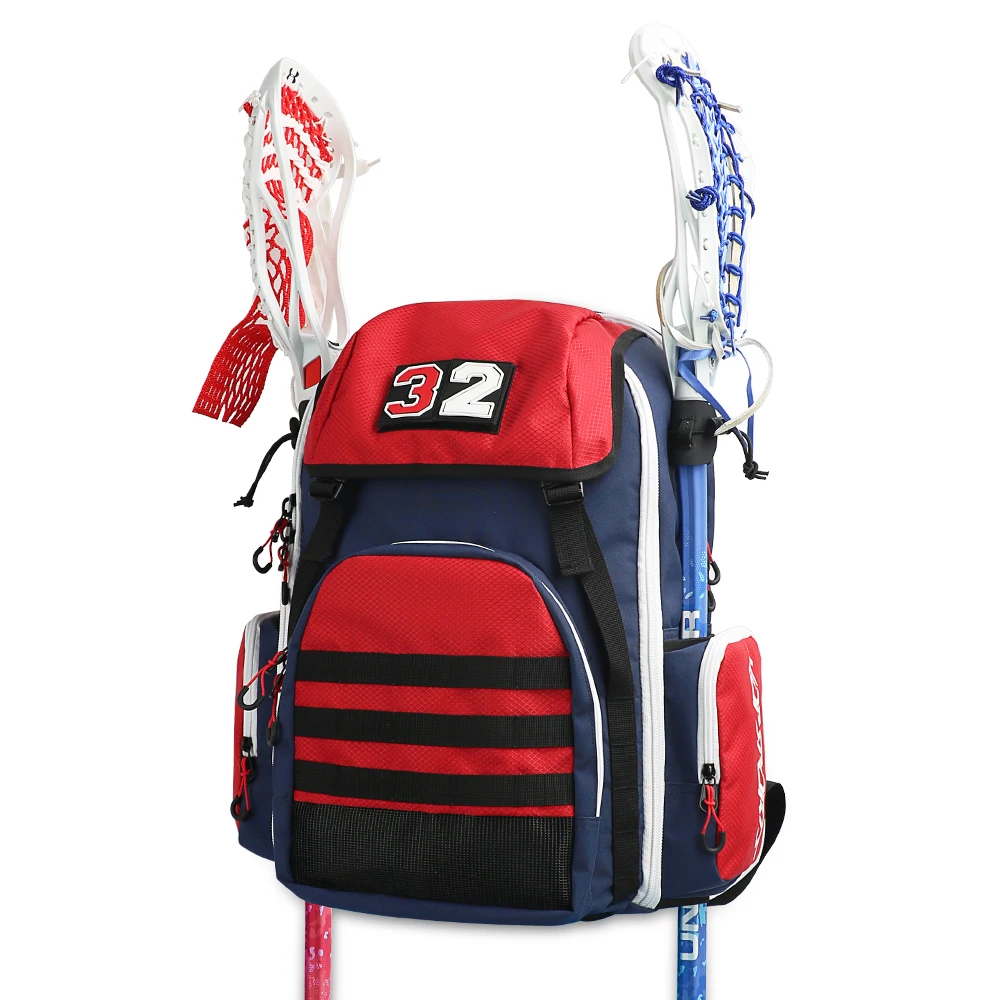 Kopbags Custom Lacrosse Bags for Boys Girls Lacrosse Backpack with Stick Holder Field Hockey Bags