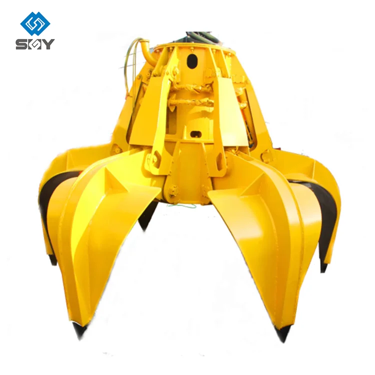 10cbm Crane Iron Scrap Clamshell Grab Bucket for Steel Mill