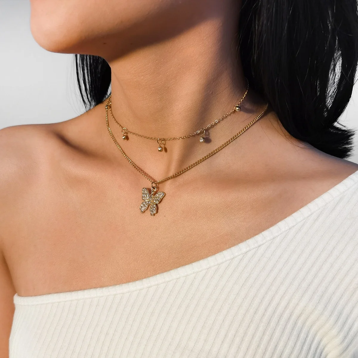 Download Shihan Hollow Butterfly Openwork Pendant Necklace Multi Layered Gold Choker Necklace Buy Butterfly Pendant Necklace Gold Butterfly Necklace Gold Choker Necklace Product On Alibaba Com