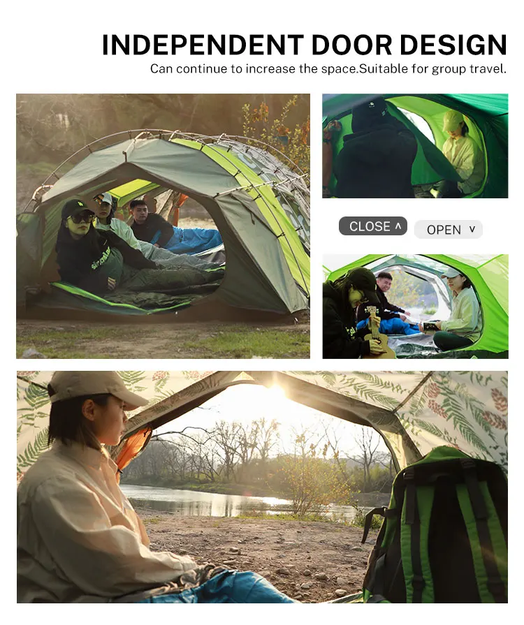 Homful Exclusive Patent New Unlimited Attachable Super Portable Tent
