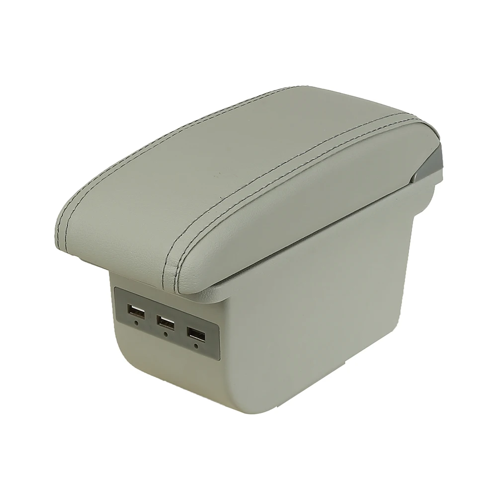 product tiypeor universal pu leather abs car armrest box console container cup holder accessories-6