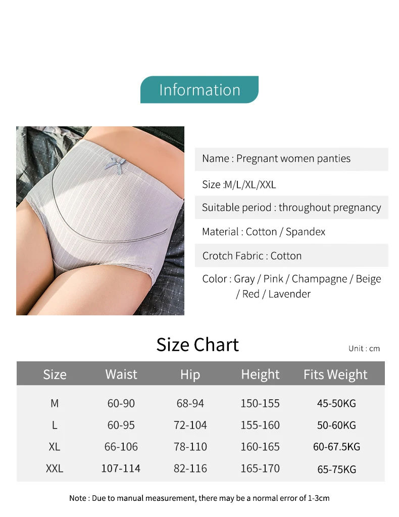 High Quality Plus Size Accessories For Pregnant Women Maternity Panties ...